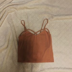 FOREVER 21 pink strappy tank top